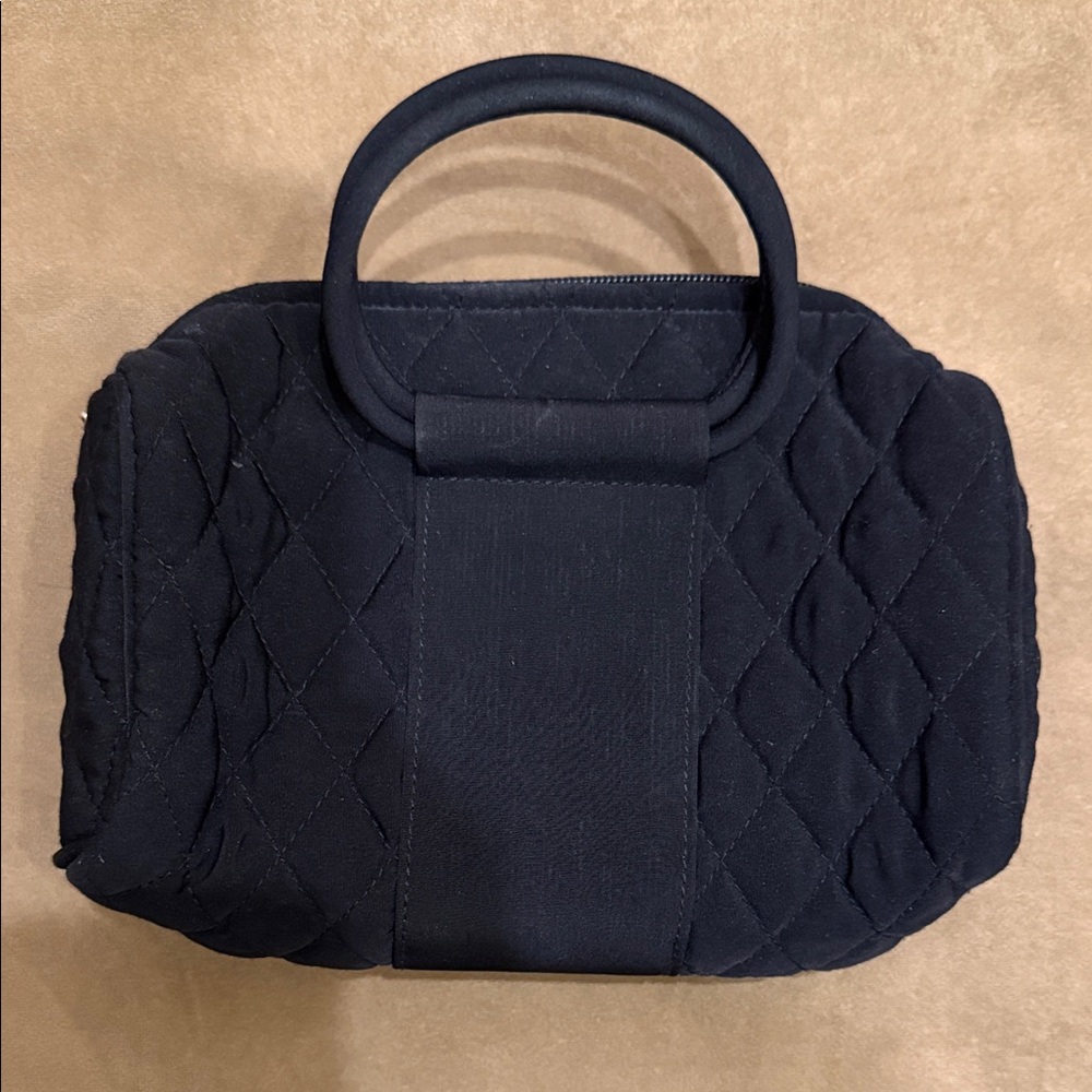 Vera Bradley Black Quilted Mini Bag